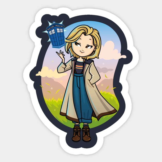 13th Doctor Sticker by vivaiolet